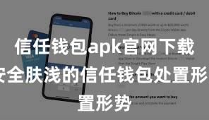 信任钱包apk官网下载 安全肤浅的信任钱包处置形势